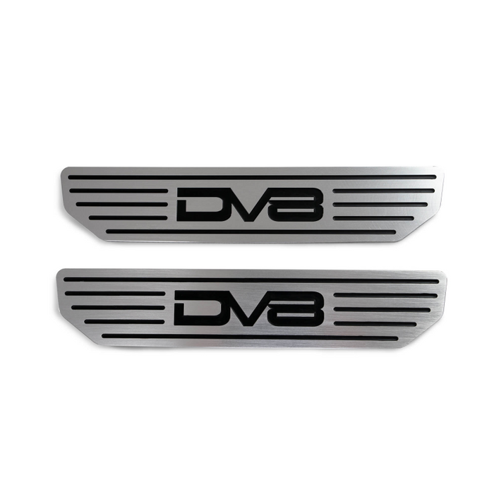 DV8 Offroad 2018-2026 Jeep Wrangler JLU Gladiator JT 4-Door Sill Plates Rear Door only Model D-JL-180014-SIL4