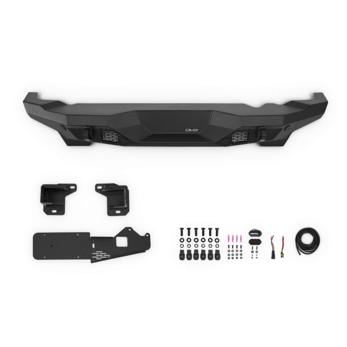 DV8 Offroad 2021-2026 Ford Bronco Spec Series Rear Bumper Model RBBR-05