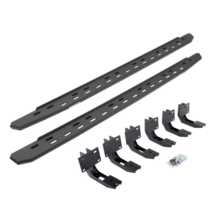 Go Rhino RB30 Slim Line Running Boards with Mounting Bracket Kit Model 69630687ST