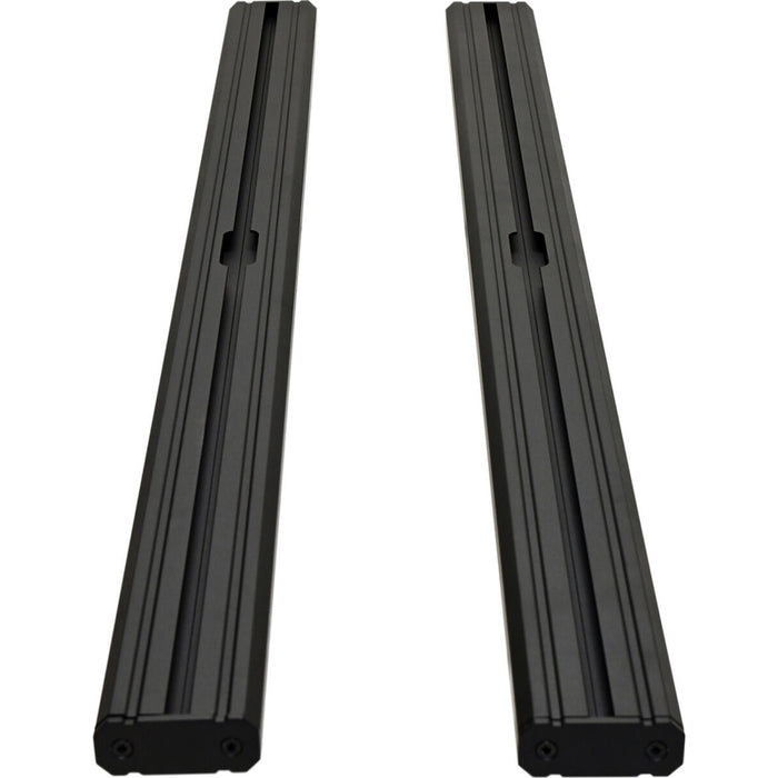 Westin EXP Truck Cap Cross Rails 43"L Pair Black Aluminum Model 16-10057
