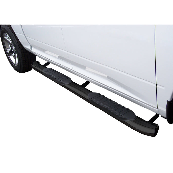 Steelcraft 5in. Oval Premium Black Step Nerf Bars Model 423709BP