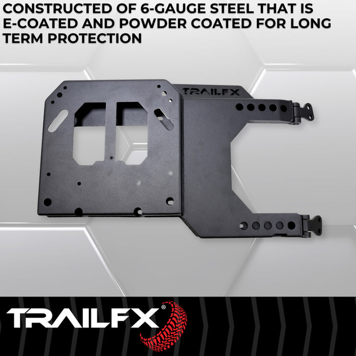 TrailFX Spare Tire Carrier Hinged Model BR010T