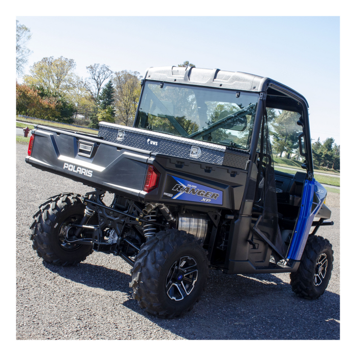 UWS Matte Black Aluminum UTV Tool Box - Polaris Model UTV-59PR-MB