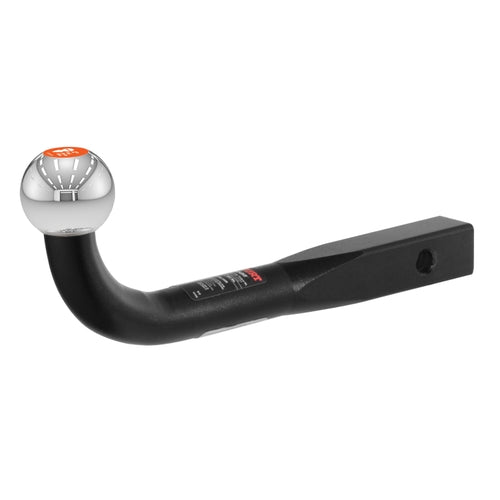 CURT Euro Trailer Hitch Mount with 2-Inch Trailer Ball, Fits 1-1/4-Inch Receiver, 3,500 lbs, 2-3/4-Inch Height Model 45552