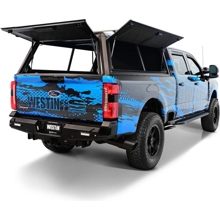 Westin EXP Truck Cap with Solid Front Glass Matte Black Model 16-14685