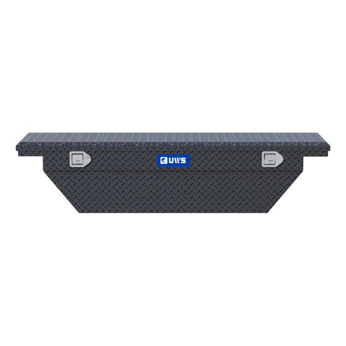 UWS 63" Angled Truck Tool  Box - Low Profile Model TBS-63-A-LP-MB
