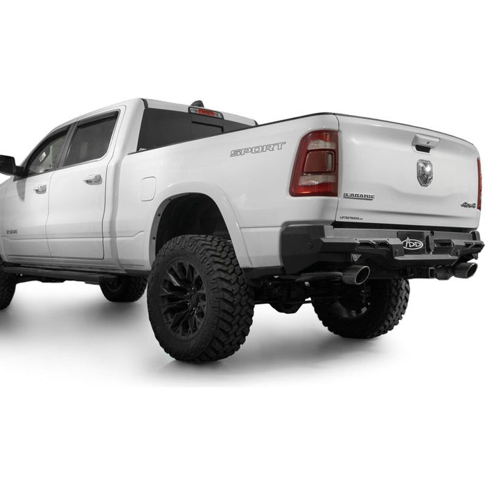 Addictive Desert Designs 19-24 RAM 1500 Black Label Rear Bumper Model R55020NA0103