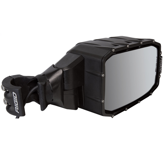 Rigid Industries Reflect Side Mirror With Integrated LED Light And Amber Side Light, Pair Model 64011