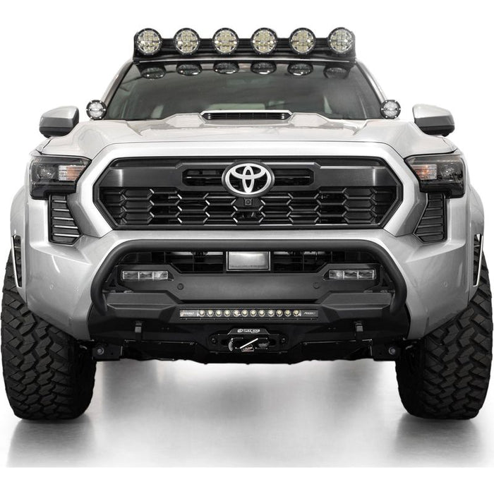 Addictive Desert Designs 24+ Toyota Tacoma Stealth Center Mount Winch Front Bumper w/ Top Hoop Model F6703512601NA