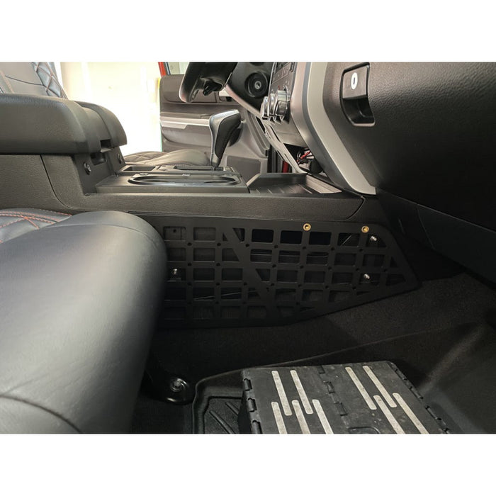 Rago Fabrication 2014-2021 3rd Gen Tundra Center Console Molle Storage Panel Organizer Model R1419TTUNCC