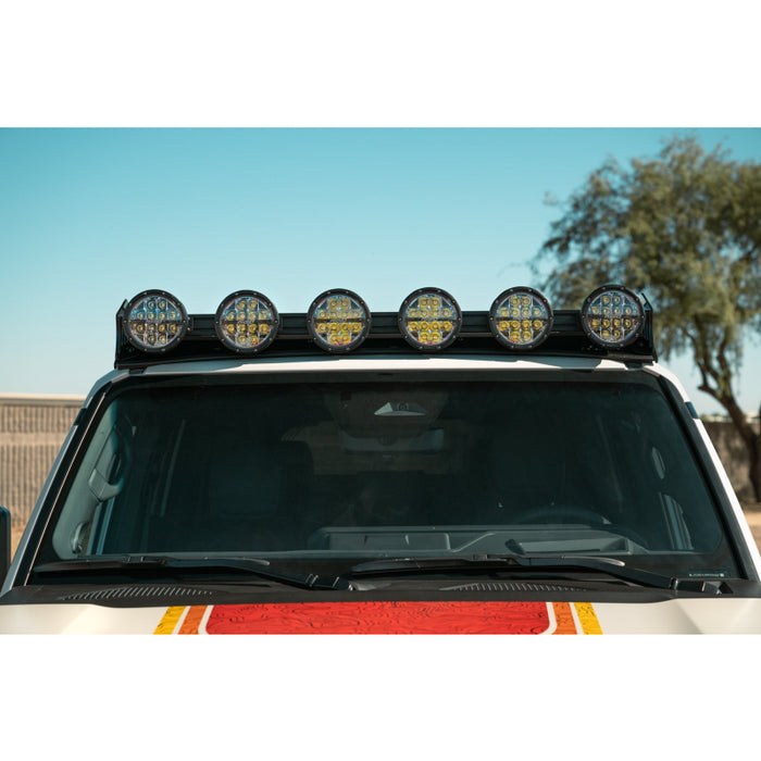 Rago Fabrication 2024 Toyota Land Cruiser 6" Rigid Round Light Mount for Rago Roof Rack Model AC770660103