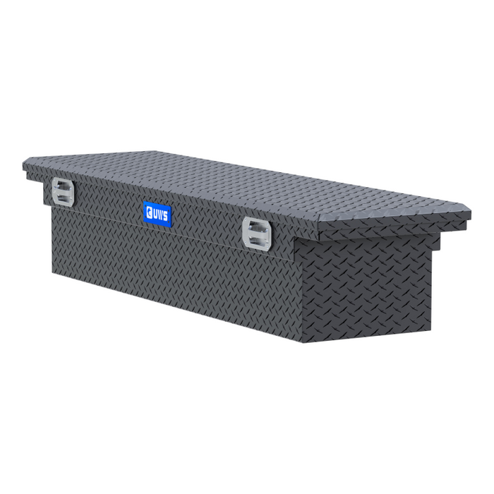 UWS 72" Truck Tool  Box - Low Profile, Pull Handles Model TBS-72-LP-PH-MB