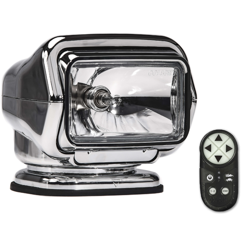 Golight Stryker Spot Light Halogen Permanent Mount Wireless Handheld R ...