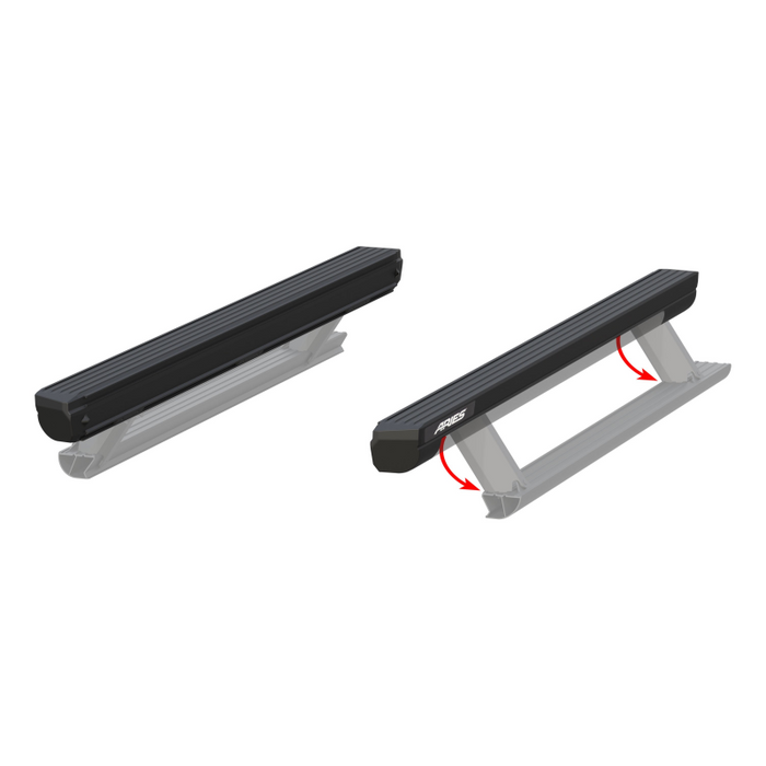 ARIES ActionTrac 69.6" Powered Electric Running Boards (No Brackets) Model 3025165