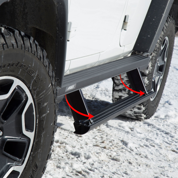 ARIES ActionTrac 69.6" Powered Running Boards, Fits Select Ford Bronco 4-Door Model 3036572