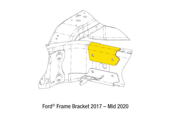 Buyers Products Backpack Mounting Adapter - Ford F350, F450, F550 (2017 - Mid-2020) 3037014