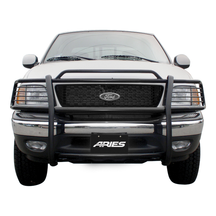 ARIES Black Steel Grille Guard, Fits Select Ford Expedition, F-150 Model 3046