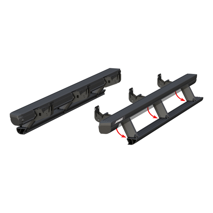 ARIES ActionTrac 83.6" Powered Running Boards, Select Ram 2500, 3500 Extended Crew Cab Model 3047913
