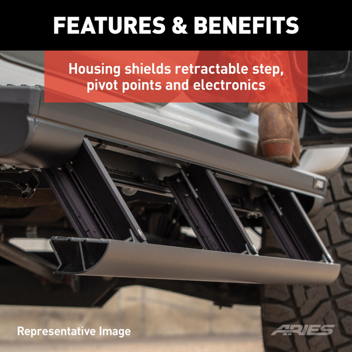 ARIES ActionTrac 83.6" Powered Electric Running Boards Model 3047923