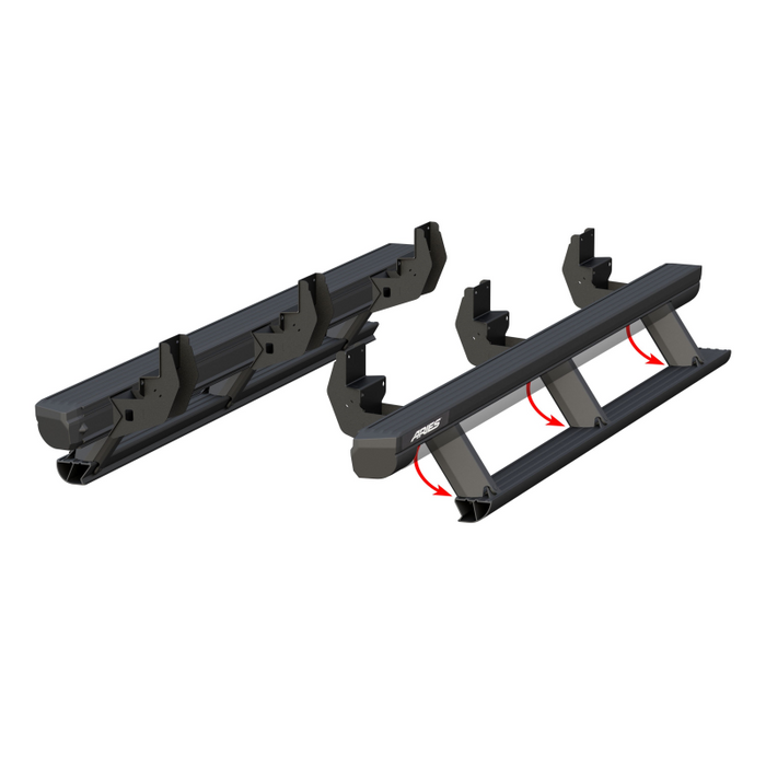 ARIES ActionTrac 87.6" Powered Running Boards, Select Ford F-Series Crew Cab Model 3048321
