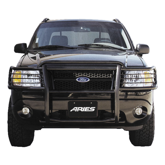 ARIES Black Steel Grille Guard, Select Ford Explorer, Sport Trac Model 3048