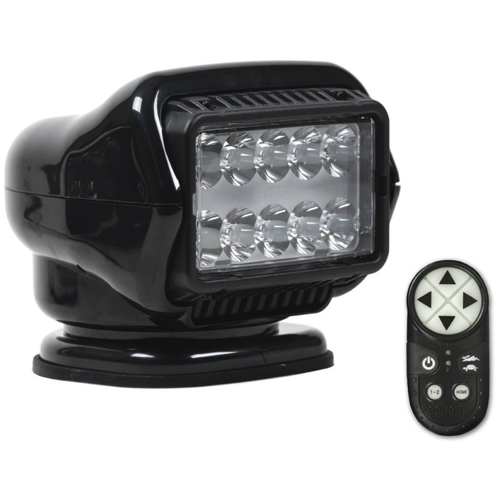 Golight Stryker Spot Light LED Hybrid Permanent Mount Wireless Handheld Remote Mount Black Model 30518ST