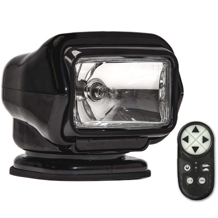 Golight Stryker Spot Light Halogen Permanent Mount Wireless Handheld Remote Black Model 3051ST