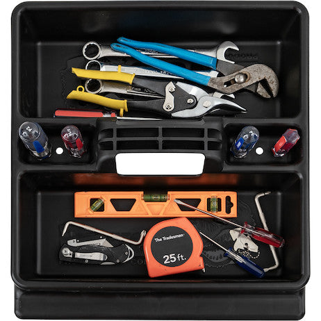 Buyers Products 18x20x71 Inch Textured Matte Black Diamond Tread Aluminum Crossover Truck Tool Box Model 1739435