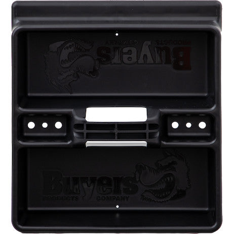 Buyers Products 18x20x71 Inch Textured Matte Black Diamond Tread Aluminum Crossover Truck Tool Box Model 1739435