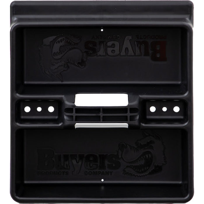 Buyers Products 18x20x71 Inch Gloss White Diamond Tread Aluminum Crossover Truck Tool Box Model 1749435