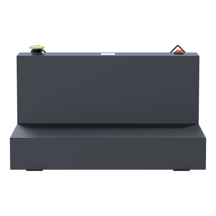 UWS Matte Black 85-Gallon L-Shape Steel Transfer Tank Model ST-85-L-MB