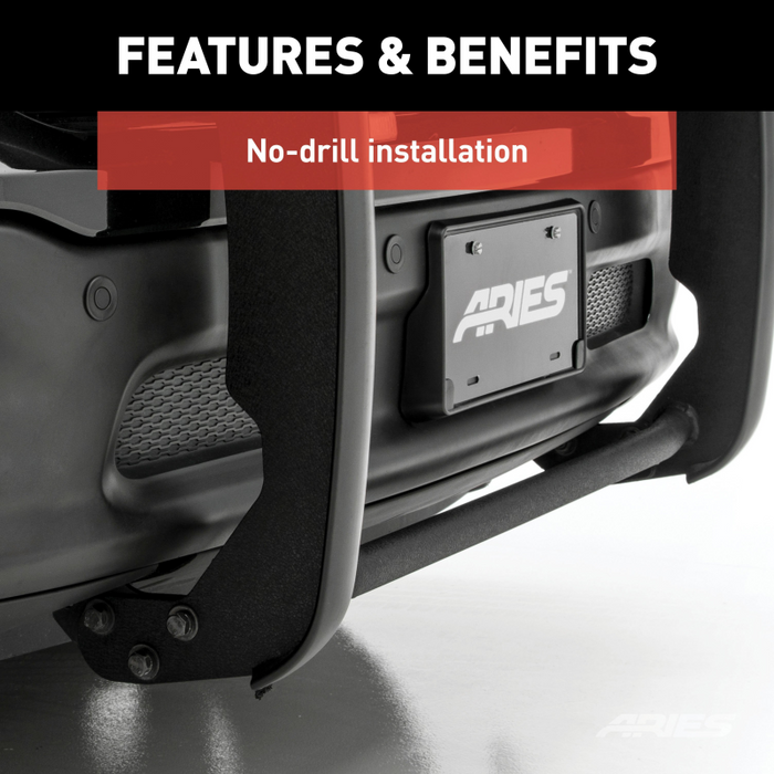 ARIES Black Steel Grille Guard, Fits Select Ford Ranger Model 3069