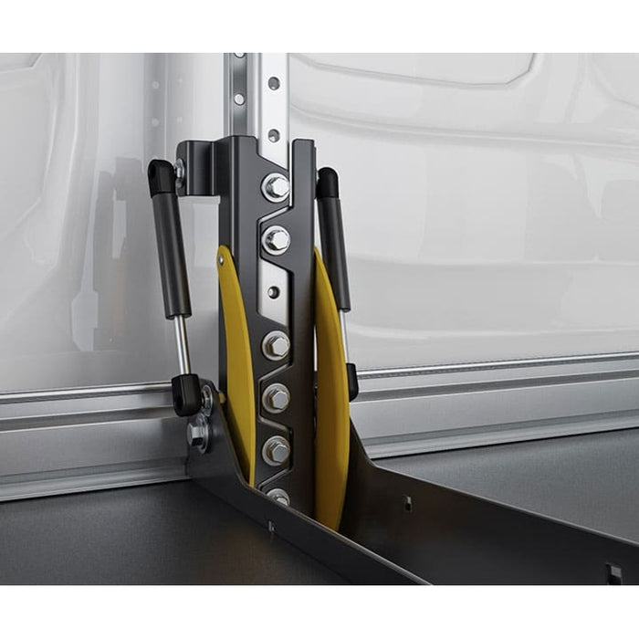 Ranger Design Fold-Away Cargo Van Foldable Shelving System - 2 Levels 51"H x 72"W Model F4-RA72-2