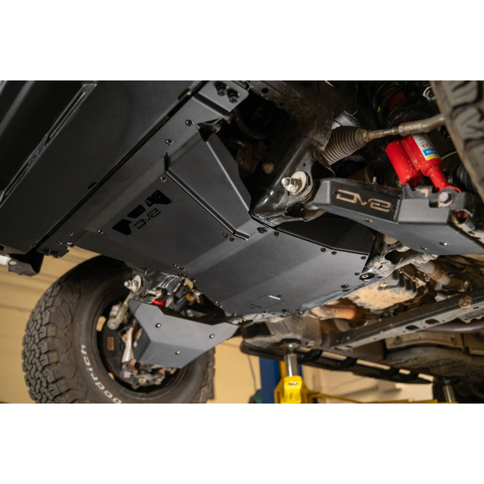 DV8 Offroad 2024-2026 Toyota Tacoma, Land Cruiser Rear Belly Skid Plate Model SPTT1-09