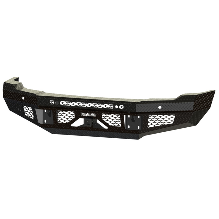 Bodyguard FT Front Base - Sensor Cutouts Fog Cutouts Receiver Gloss Black Powder Coat Model JAG24BYGNN