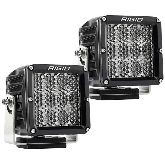 Rigid Industries D-XL PRO LED Light, Driving Diffused, Surface Mount, Black Housing, Pair Model 322713