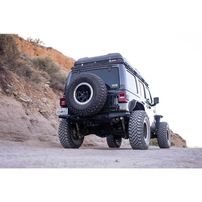 DV8 Offroad 2018-2025 Jeep Wrangler JL JLU DV8 Offroad Spec Series Rear Bumper Model RBJL-09