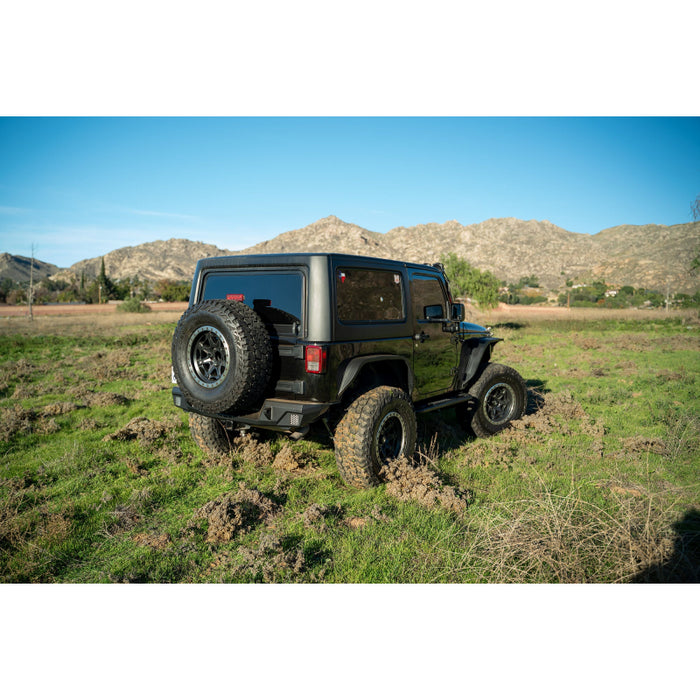DV8 Offroad 2007-2018 Jeep Wrangler JK JKU Fs-7 Series Rear Bumper Model RBJK-12
