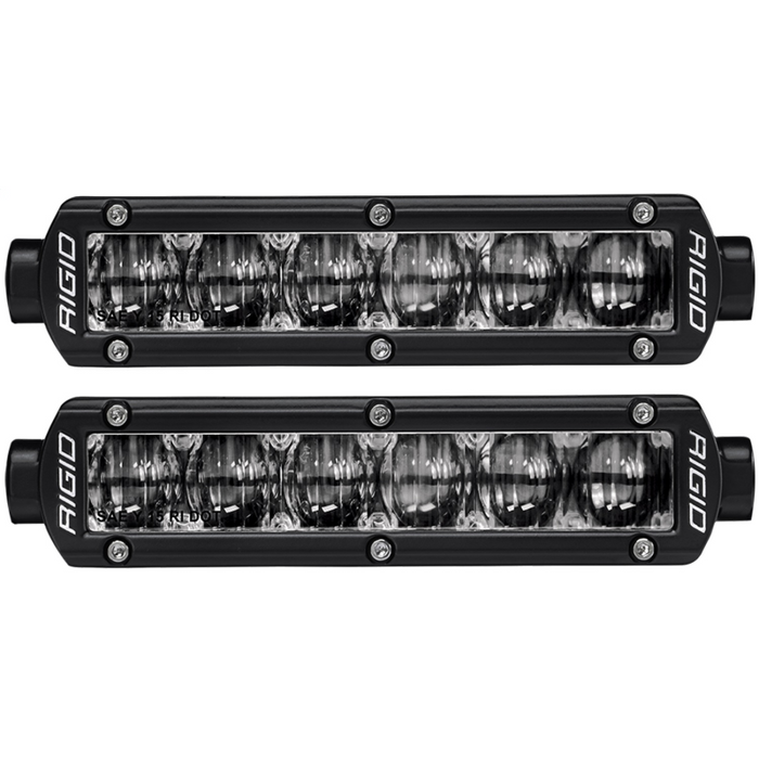 Rigid Industries SR-SeriesSAE J583 6 Inch White LED Fog Light, PAIR Model 906703