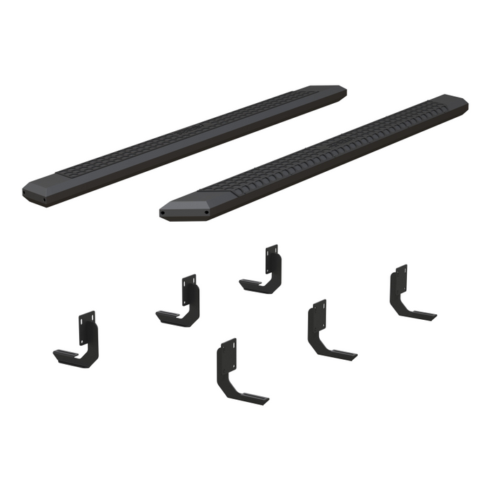 ARIES AdvantEDGE 5-1/2" x 91" Black Aluminum Running Boards Model 2556024