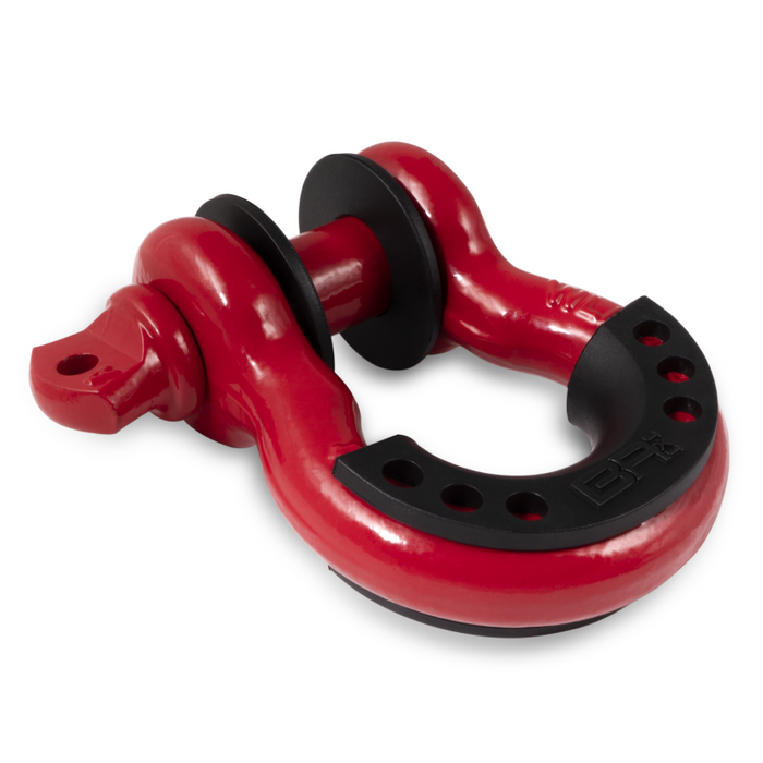 Body Armor 4X4 3/4" Red D-Ring With Isolators, Single Model 3204