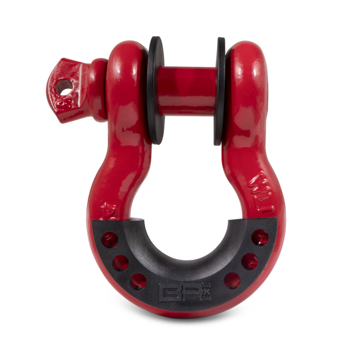 Body Armor 4X4 3/4" Red D-Ring With Isolators, Single Model 3204