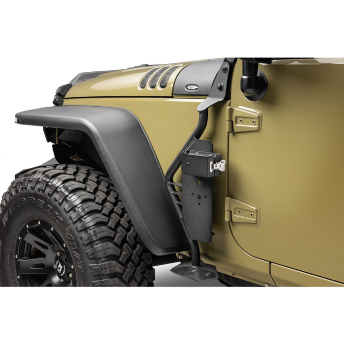 Go Rhino Exterior Hi-Lift Jack Mount with Clamp for Jeep Wrangler JK, JKU Model 701009T