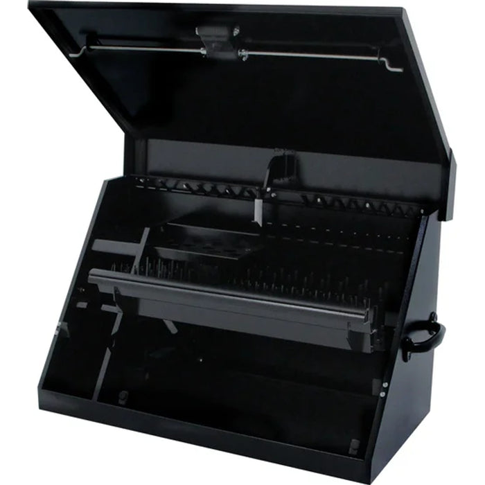 Montezuma 30 x 15 In. Steel Triangle® Toolbox Black Top Mount Toolbox DXTB30BB