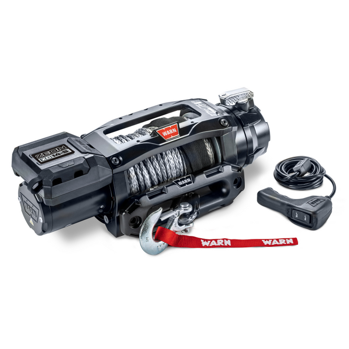 Warn Zeon XC 14-S Pull Capacity 14000 Pounds 3/8 Inch X 80 Ft Of Spydura Synthetic Rope Model 110514