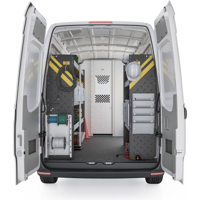Ranger Design Electrician Van Shelving Package for Mercedes Sprinter High Roof 144" Wheelbase Model DHS-11