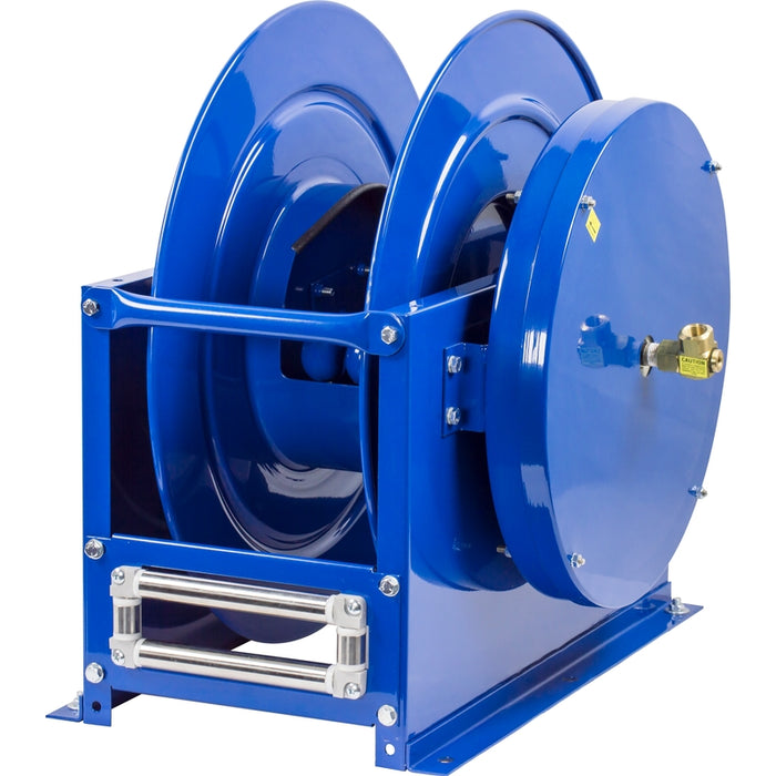 Coxreels DP Series Spring Driven Dual Hose Reel 1/2 in. x 100 ft. - No Hose 2500 PSI Model DMPL-4100