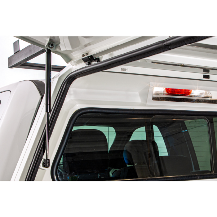 SmartCap OEM White Truck Bed Cap EVOc Commercial Series w/ Horizontal Locks Model EC1301-WH