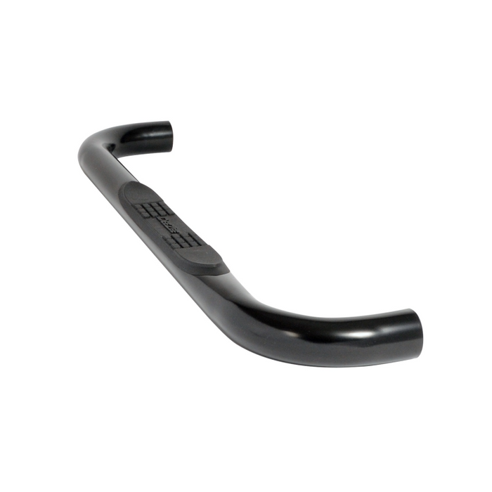 Dee Zee UltraBlack Powder Coated Steel Step Nerf Bars 3 in. Round Cab Length Model DZ374331