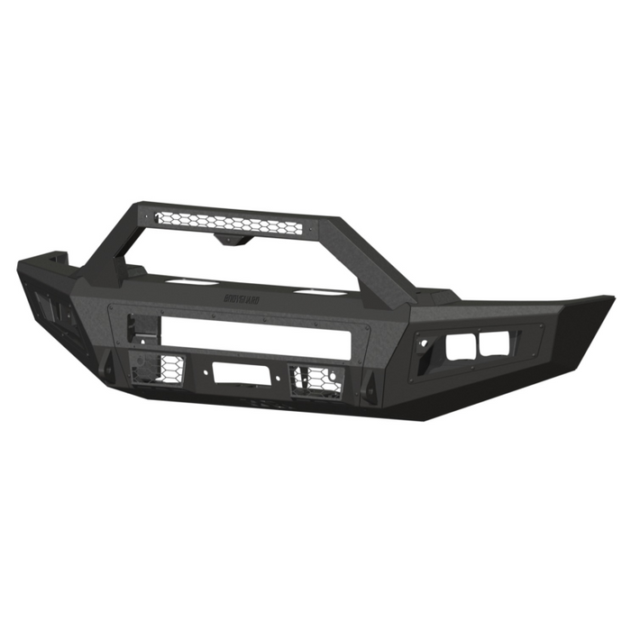 Bodyguard A2 Front Sport - W/O Sensor Cutouts W/O Mesh Grille With Camera Harness + Pod Bare Metal Model CCF23BNBNB
